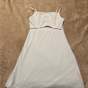 Elegant White Slip Dress